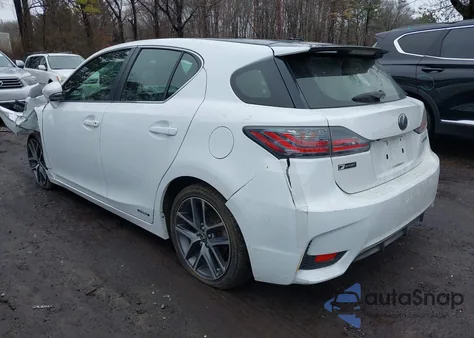 2016 Lexus Ct 200H из США, поврежденный, VIN JTHKD5BHXG2266894